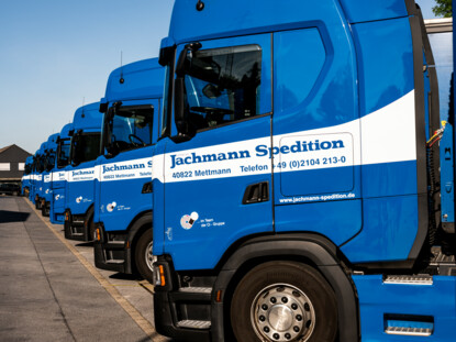 Fuhrpark der Spedition Jachmann Megatrailer Spedition Jachmann