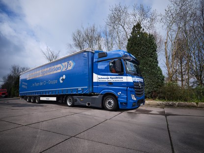 Tautliner Megatrailer der Spedition Jachmann Tautliner Megatrailer der Spedition Jachmann